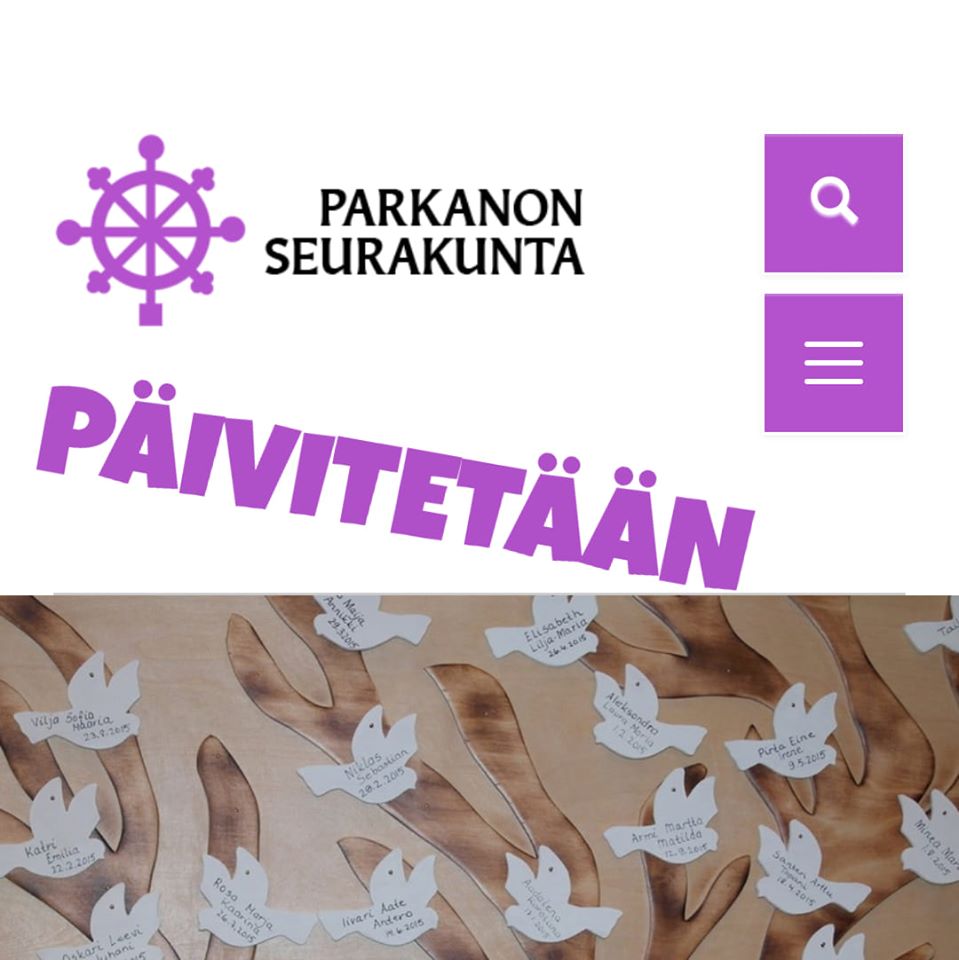 Kotisivujen päivitys meneillään